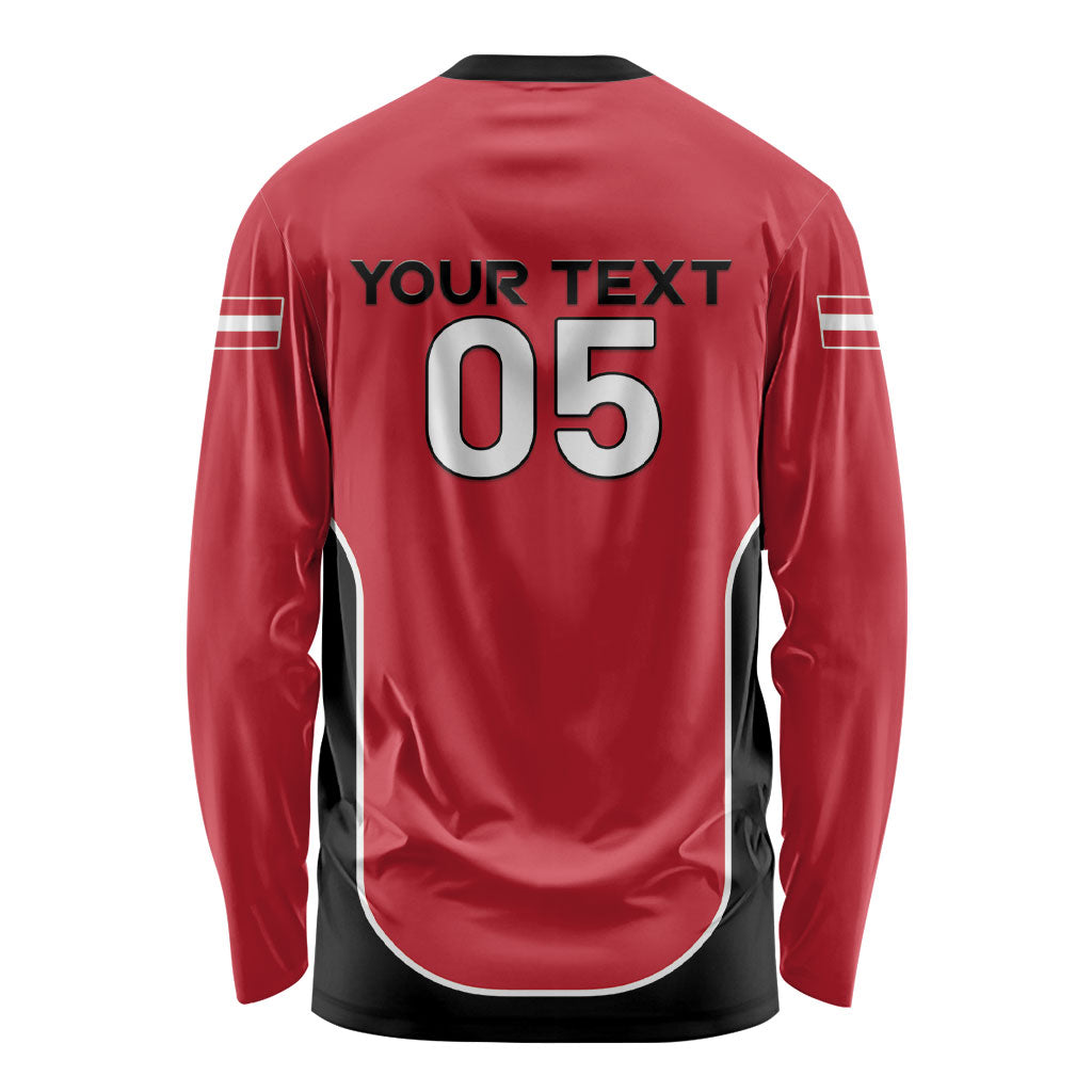 Custom Austria Football 2026 Long Sleeve Shirt Go Das Team