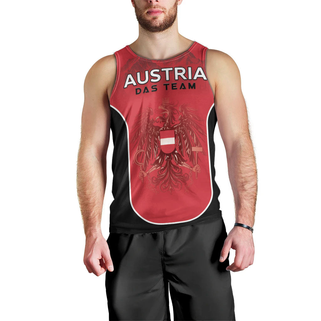 Custom Austria Football 2026 Men Tank Top Go Das Team