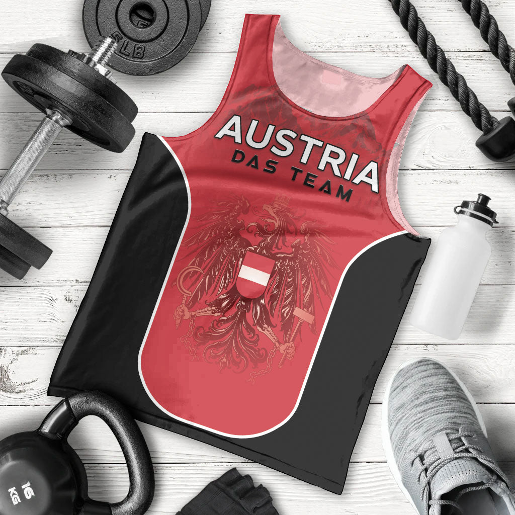 Custom Austria Football 2026 Men Tank Top Go Das Team