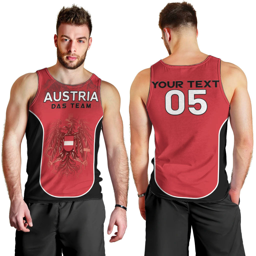 Custom Austria Football 2026 Men Tank Top Go Das Team