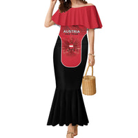 Custom Austria Football 2026 Mermaid Dress Go Das Team
