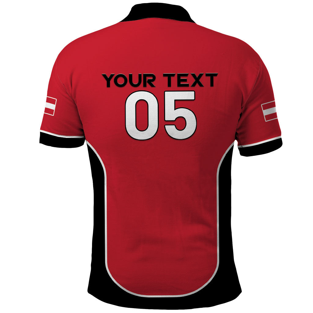 Custom Austria Football 2026 Polo Shirt Go Das Team