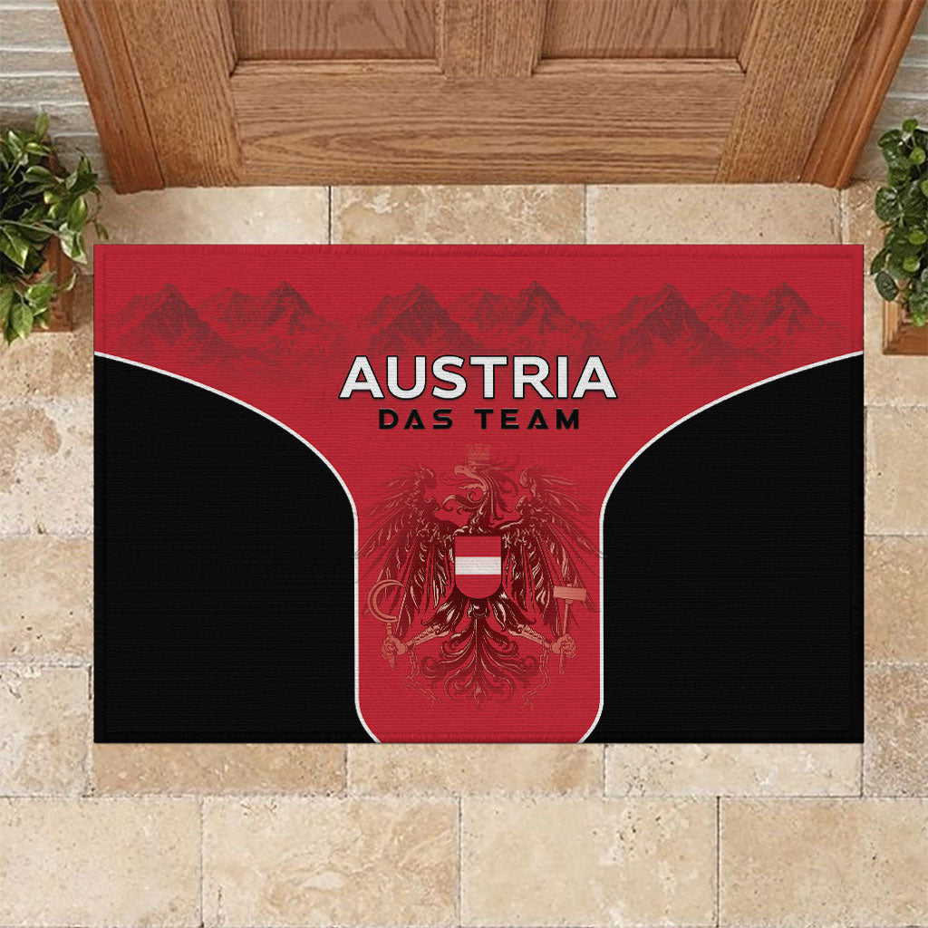 Austria Football 2026 Rubber Doormat Go Das Team