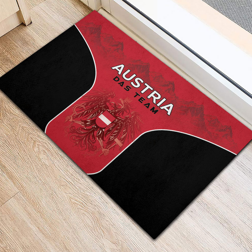 Austria Football 2026 Rubber Doormat Go Das Team