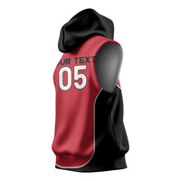 Custom Austria Football 2026 Sleeveless Hoodie Go Das Team