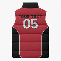 Custom Austria Football 2026 Sleeveless Puffer Jacket Go Das Team