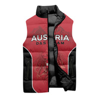 Custom Austria Football 2026 Sleeveless Puffer Jacket Go Das Team