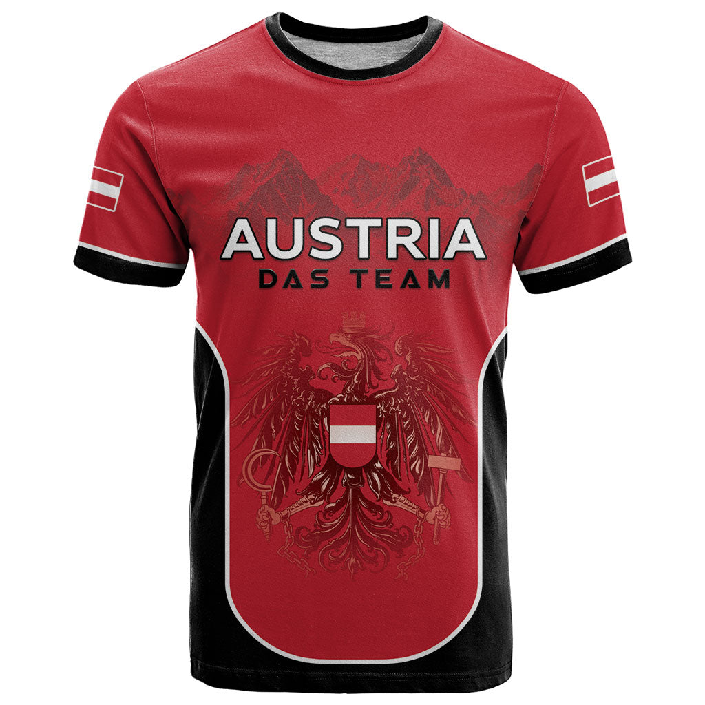 Custom Austria Football 2026 T Shirt Go Das Team