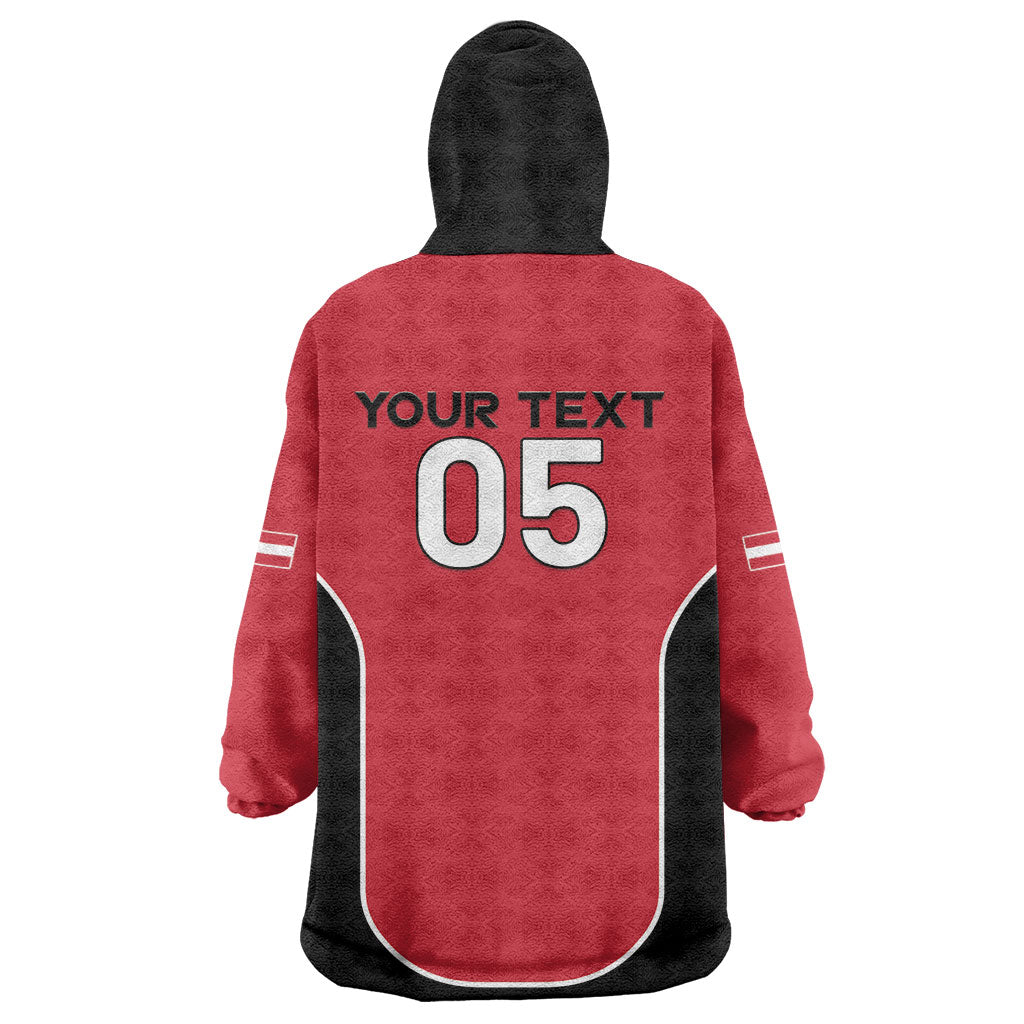 Custom Austria Football 2026 Wearable Blanket Hoodie Go Das Team