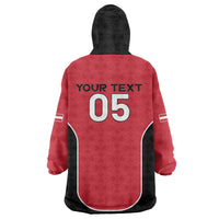 Custom Austria Football 2026 Wearable Blanket Hoodie Go Das Team