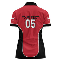 Custom Austria Football 2026 Women Polo Shirt Go Das Team