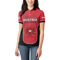 Custom Austria Football 2026 Women Polo Shirt Go Das Team