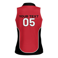 Custom Austria Football 2026 Women Sleeveless Polo Shirt Go Das Team