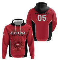 Custom Austria Football 2026 Zip Hoodie Go Das Team