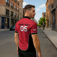 Custom Austria Football 2026 Zipper Polo Shirt Go Das Team