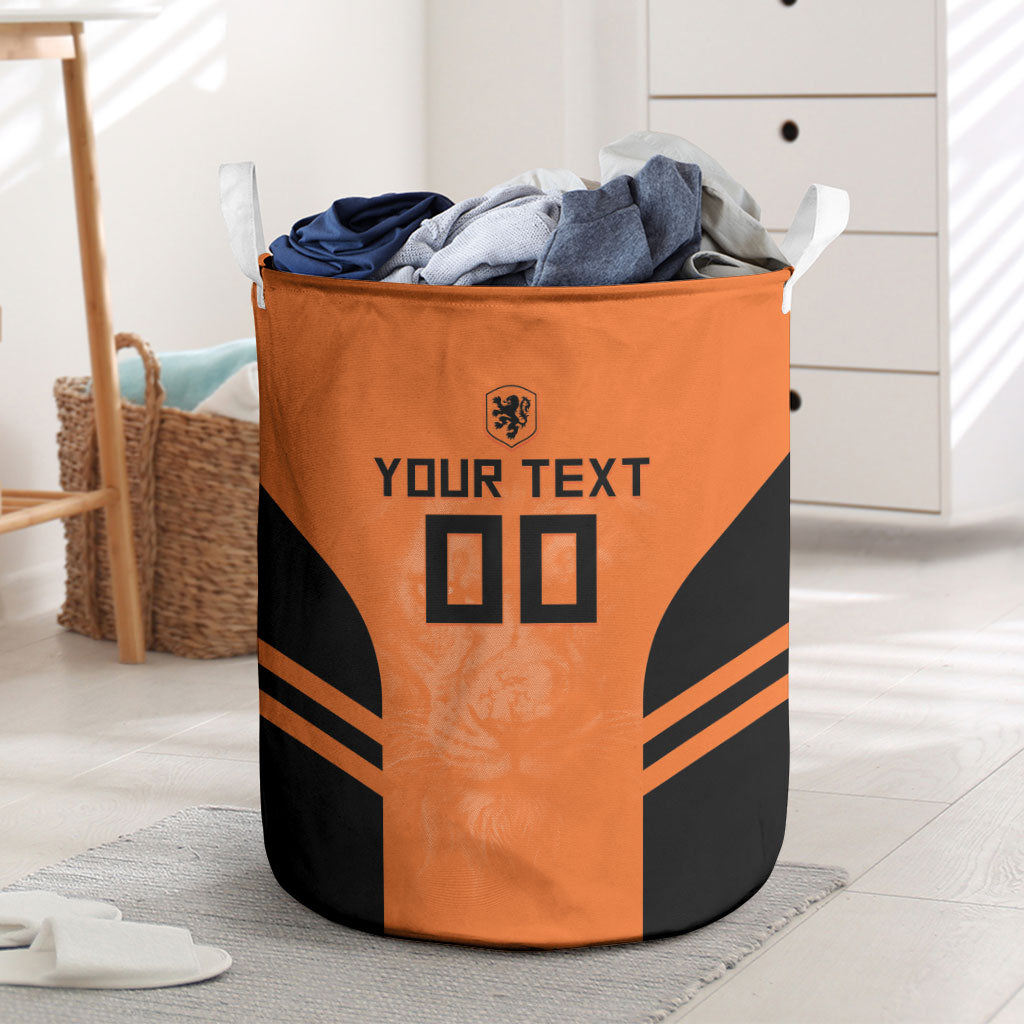 Custom Netherlands Football 2026 Laundry Basket Oranje Lion Special Style