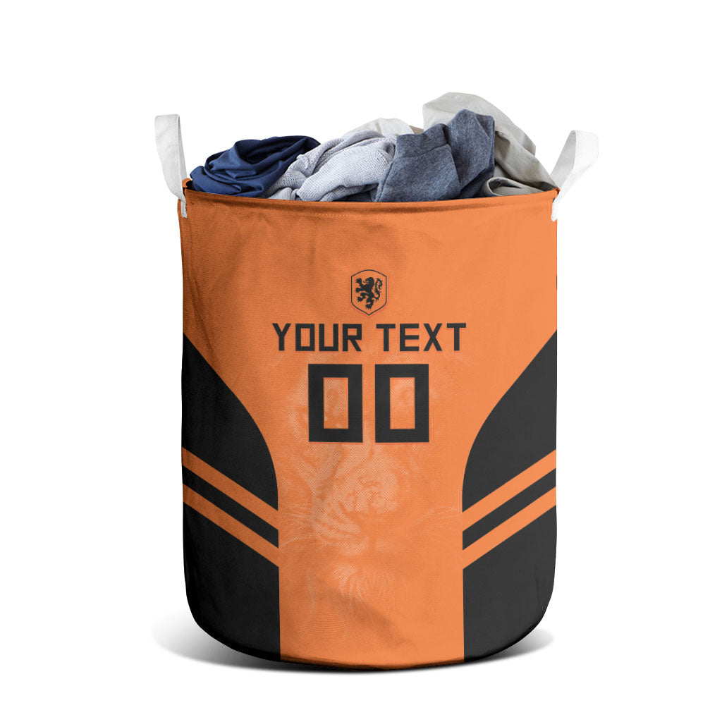 Custom Netherlands Football 2026 Laundry Basket Oranje Lion Special Style