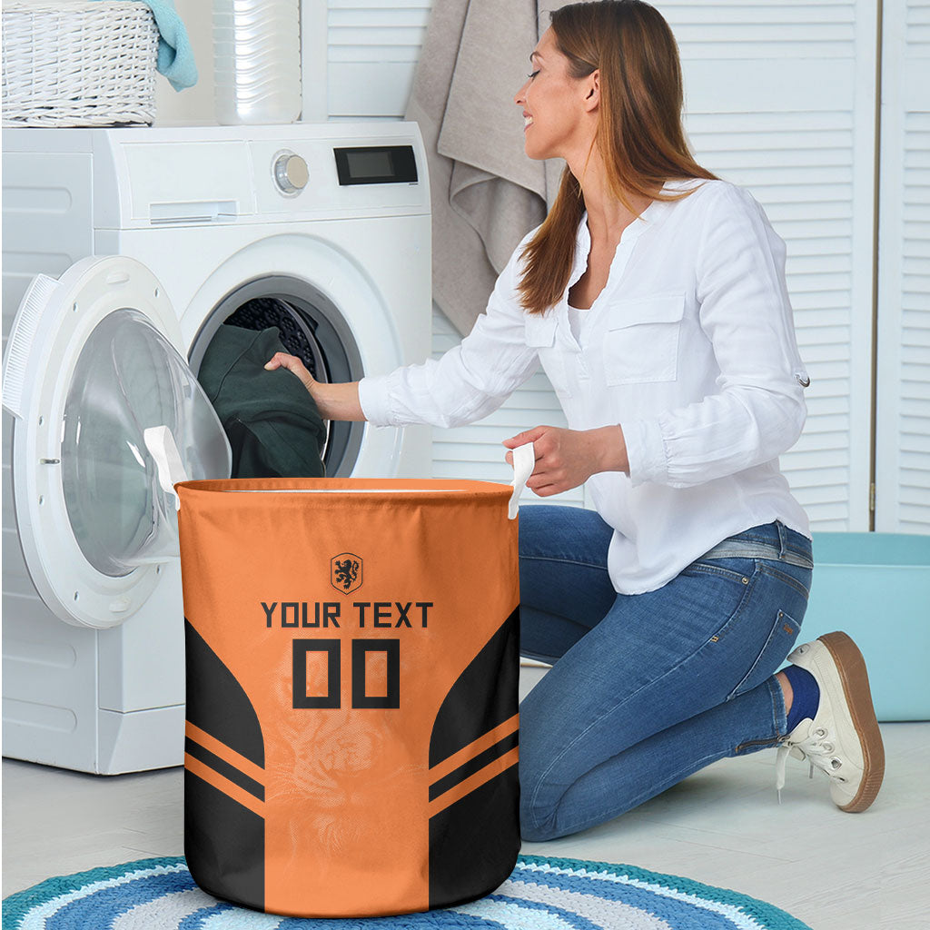 Custom Netherlands Football 2026 Laundry Basket Oranje Lion Special Style