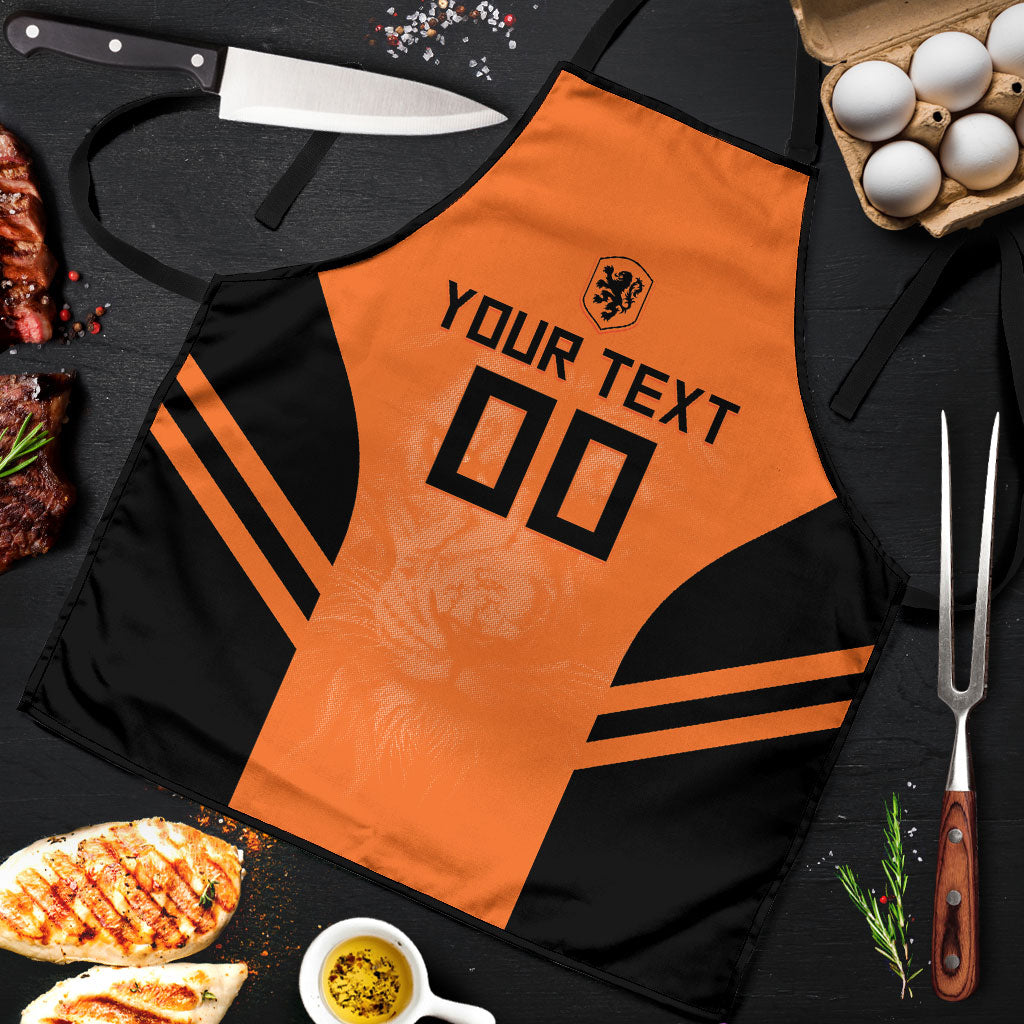 Custom Netherlands Football 2026 Apron Oranje Lion Special Style