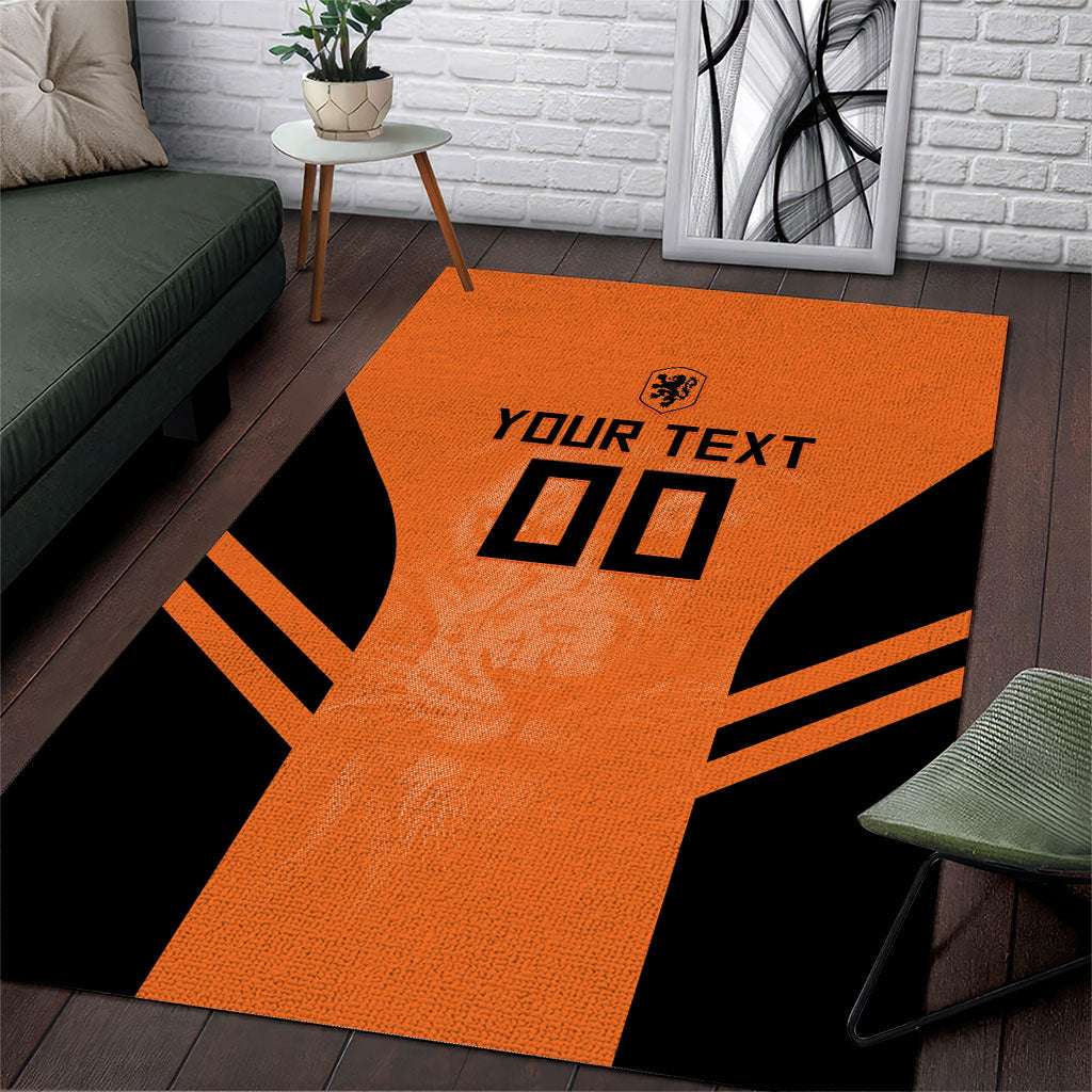 Custom Netherlands Football 2026 Area Rug Oranje Lion Special Style