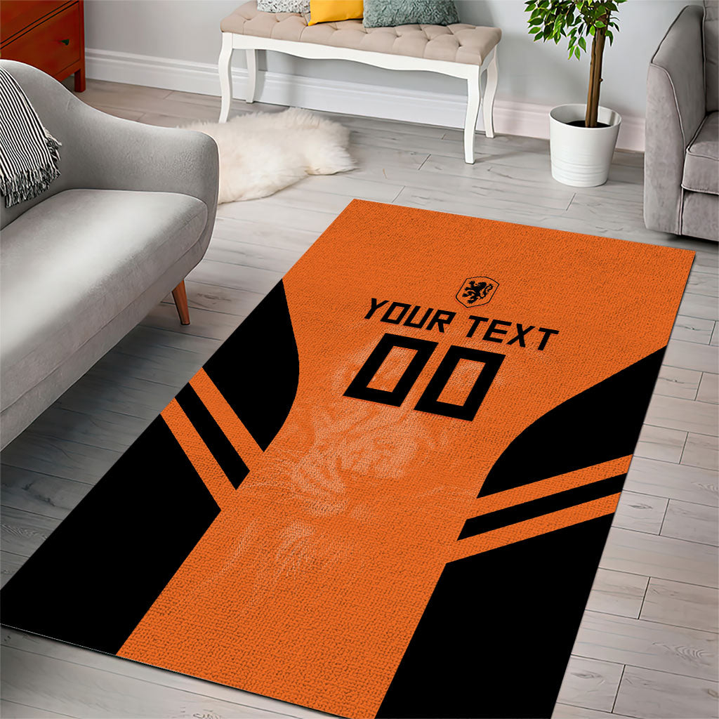 Custom Netherlands Football 2026 Area Rug Oranje Lion Special Style