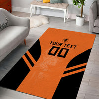 Custom Netherlands Football 2026 Area Rug Oranje Lion Special Style