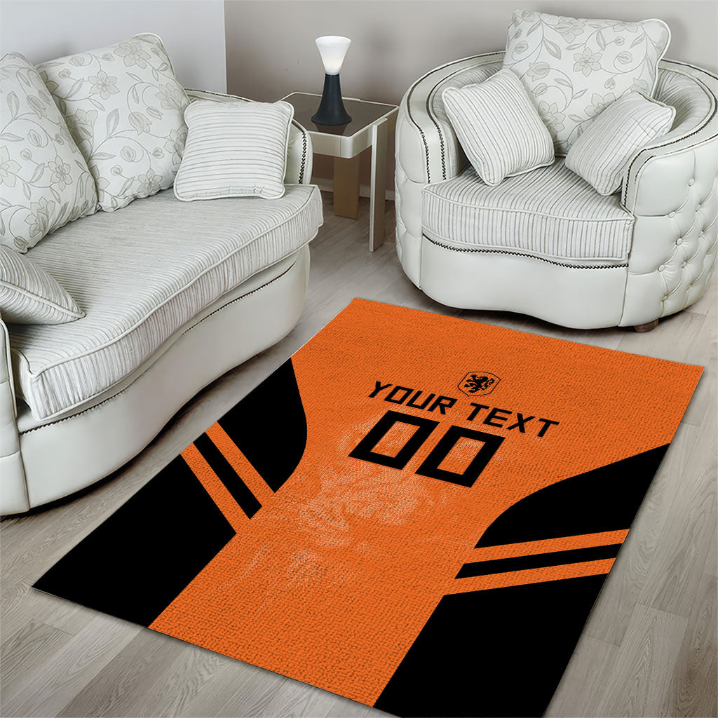 Custom Netherlands Football 2026 Area Rug Oranje Lion Special Style