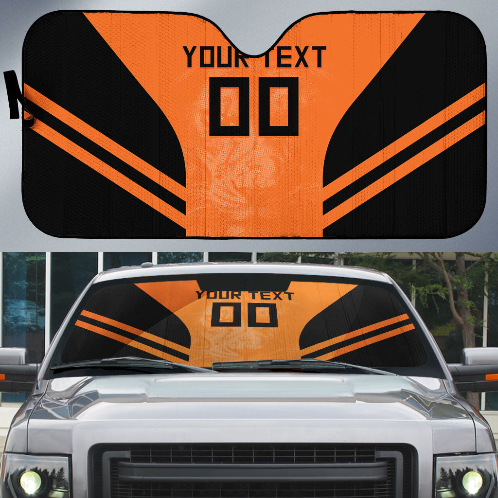 Custom Netherlands Football 2026 Auto Sun Shade Oranje Lion Special Style