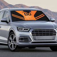 Custom Netherlands Football 2026 Auto Sun Shade Oranje Lion Special Style