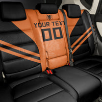 Custom Netherlands Football 2026 Back Car Seat Cover Oranje Lion Special Style