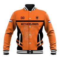 Custom Netherlands Football 2026 Baseball Jacket Oranje Lion Special Style