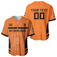 Custom Netherlands Football 2026 Baseball Jersey Oranje Lion Special Style
