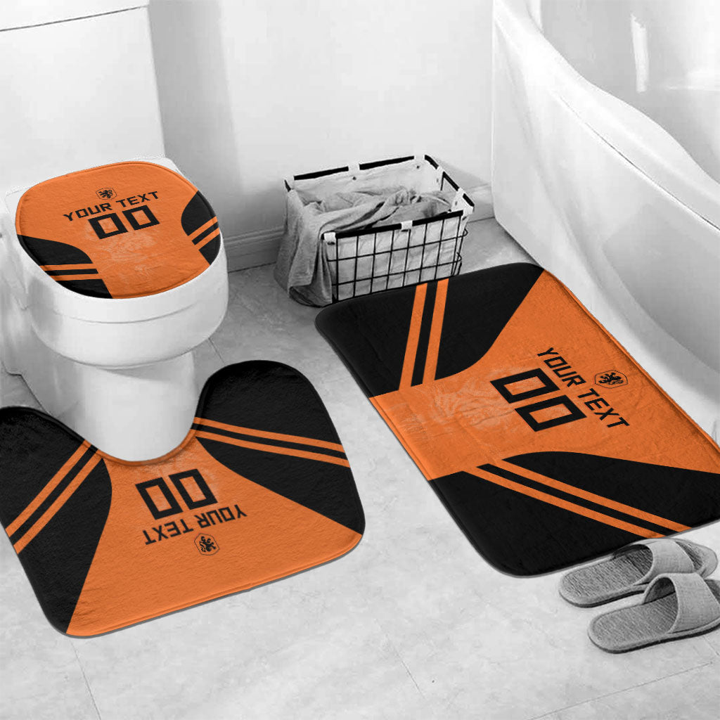 Custom Netherlands Football 2026 Bathroom Set Oranje Lion Special Style