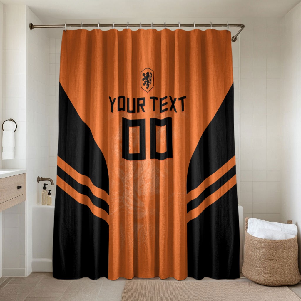 Custom Netherlands Football 2026 Bathroom Set Oranje Lion Special Style