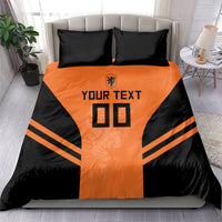 Custom Netherlands Football 2026 Bedding Set Oranje Lion Special Style