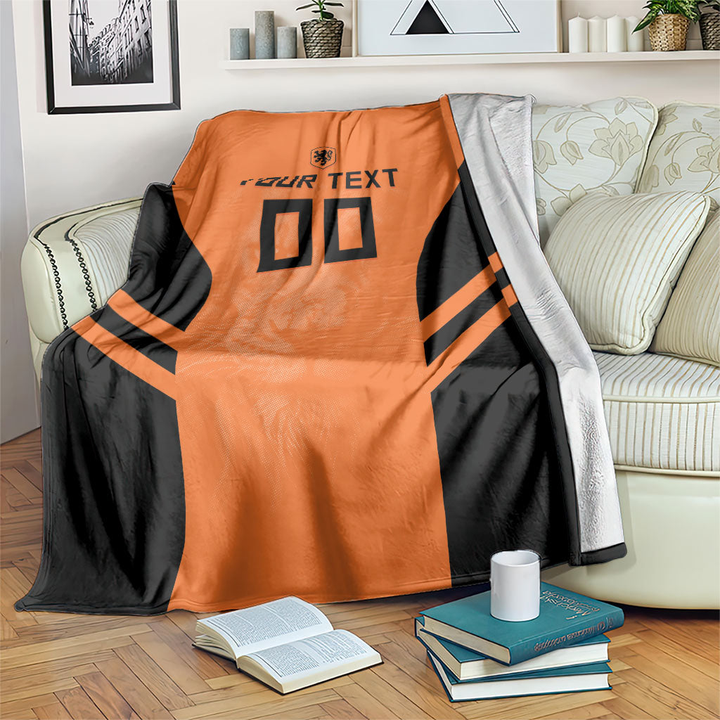 Custom Netherlands Football 2026 Blanket Oranje Lion Special Style