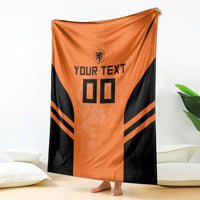 Custom Netherlands Football 2026 Blanket Oranje Lion Special Style