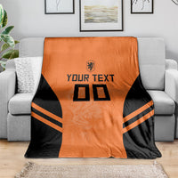 Custom Netherlands Football 2026 Blanket Oranje Lion Special Style
