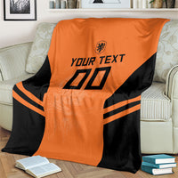 Custom Netherlands Football 2026 Blanket Oranje Lion Special Style