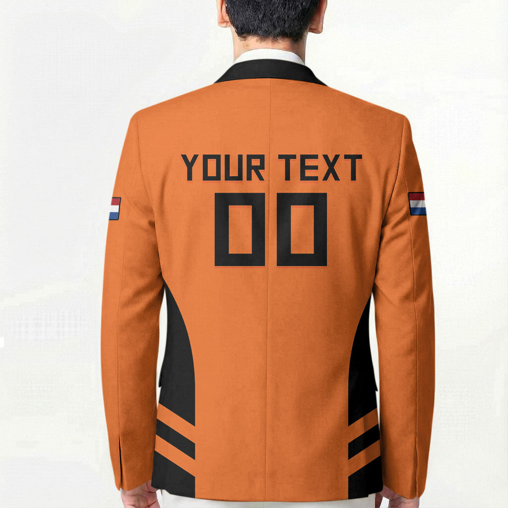 Custom Netherlands Football 2026 Blazer Oranje Lion Special Style