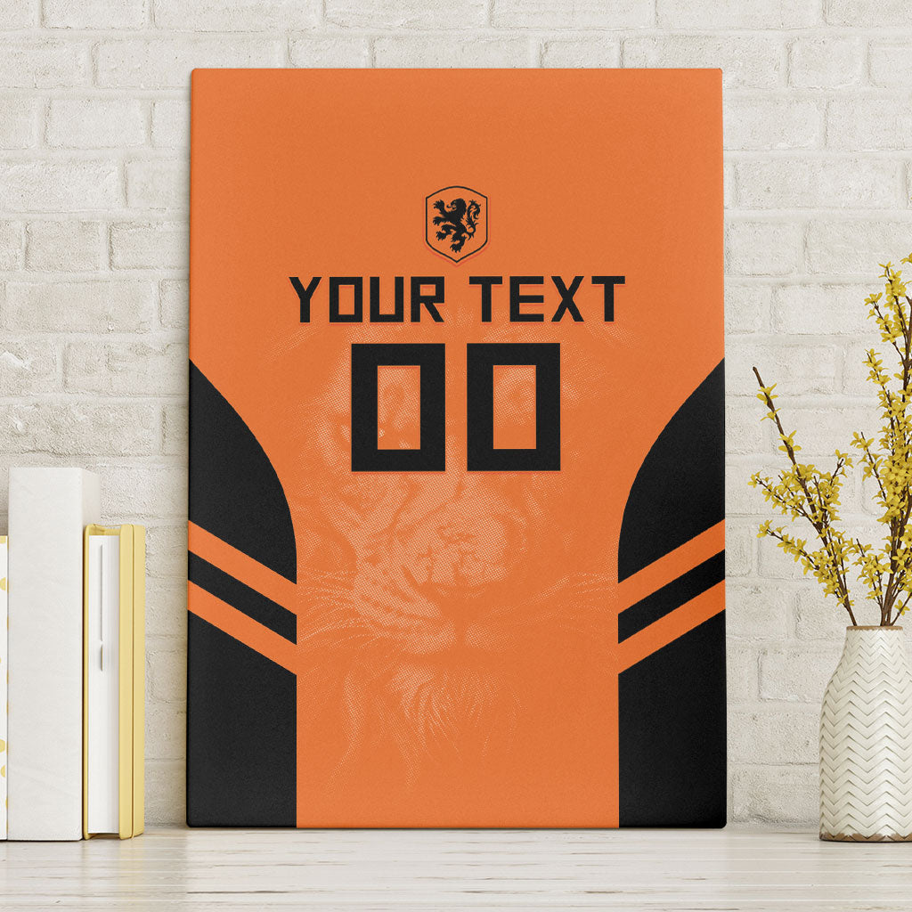 Custom Netherlands Football 2026 Canvas Wall Art Oranje Lion Special Style