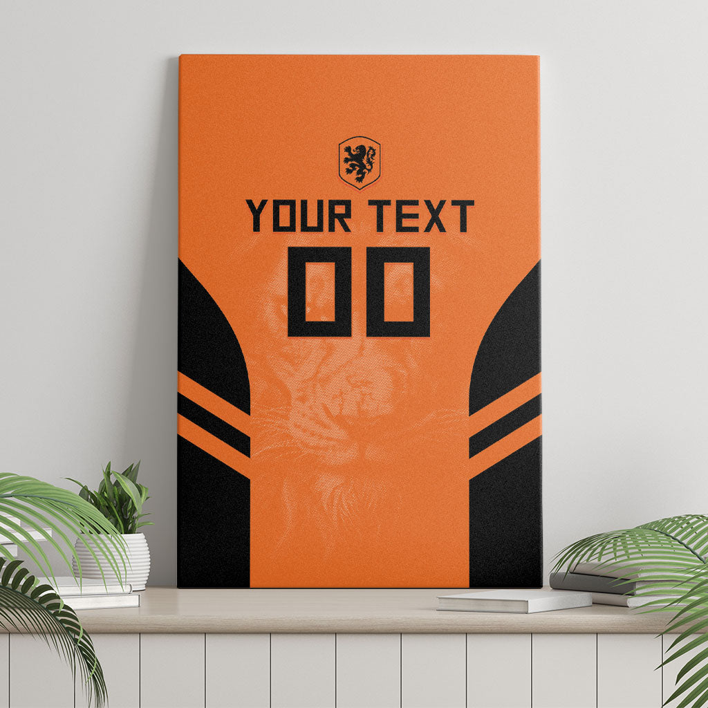Custom Netherlands Football 2026 Canvas Wall Art Oranje Lion Special Style