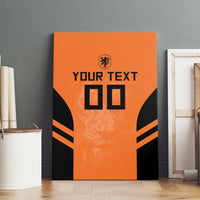 Custom Netherlands Football 2026 Canvas Wall Art Oranje Lion Special Style
