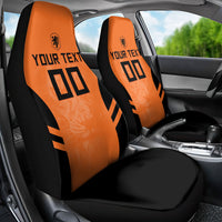 Custom Netherlands Football 2026 Car Seat Cover Oranje Lion Special Style