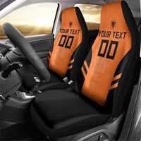 Custom Netherlands Football 2026 Car Seat Cover Oranje Lion Special Style
