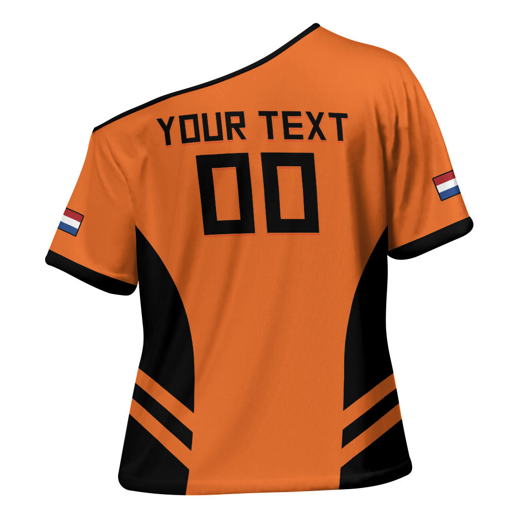 Custom Netherlands Football 2026 Cross Shoulder Shirt Oranje Lion Special Style