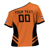 Custom Netherlands Football 2026 Cross Shoulder Shirt Oranje Lion Special Style