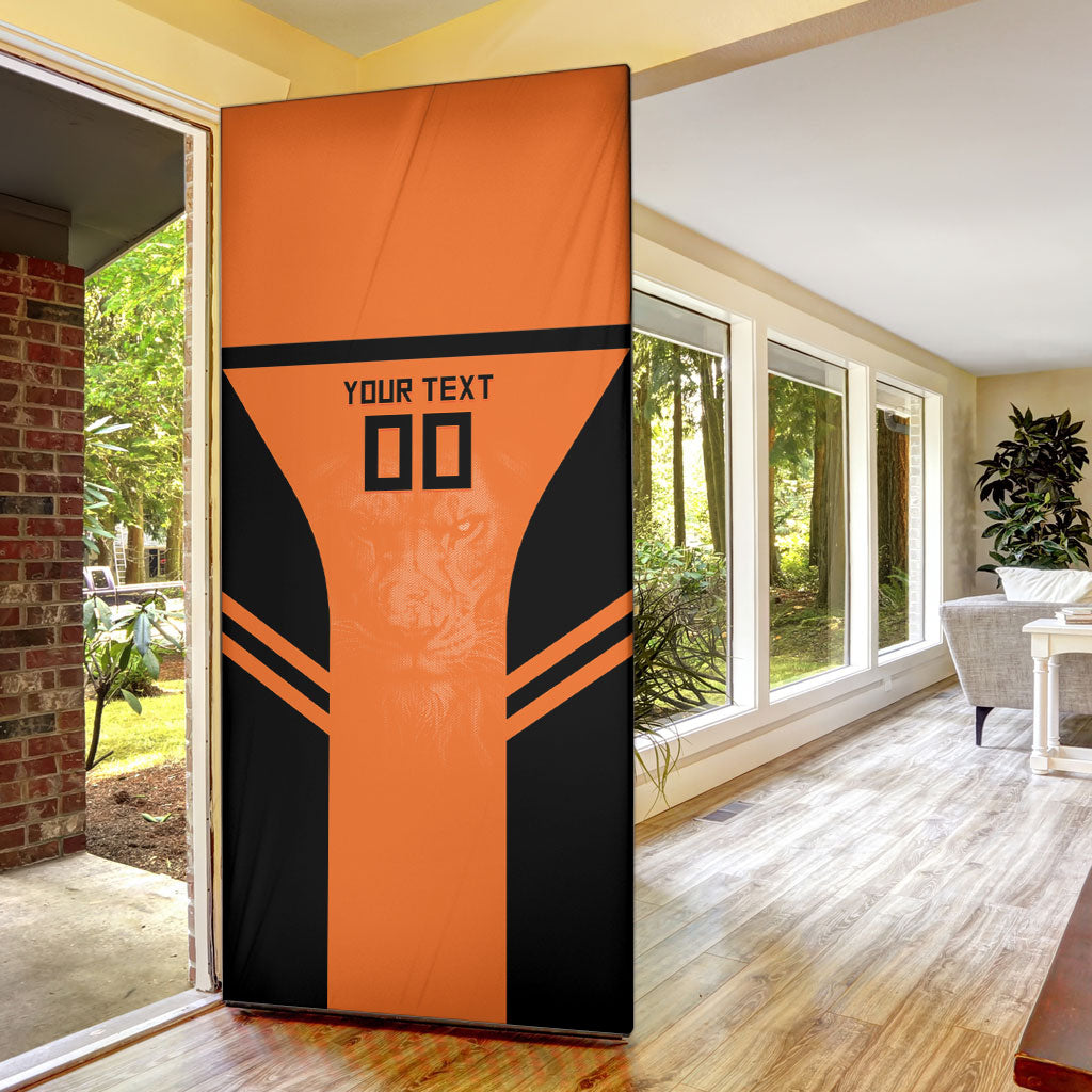 Custom Netherlands Football 2026 Door Cover Oranje Lion Special Style