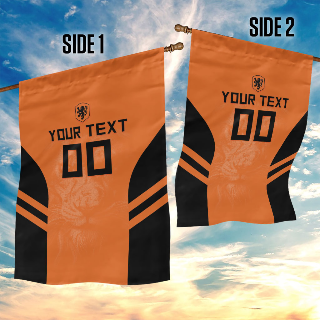 Custom Netherlands Football 2026 Garden Flag Oranje Lion Special Style