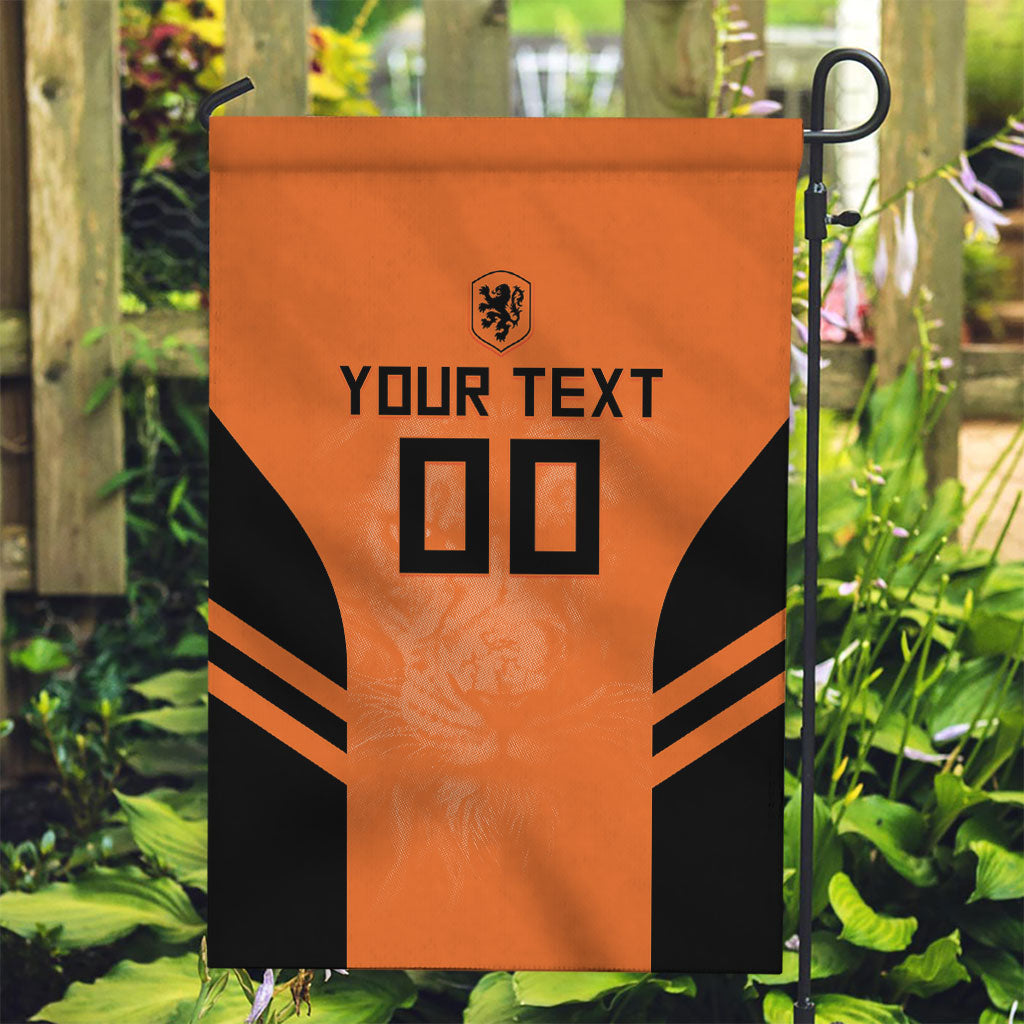 Custom Netherlands Football 2026 Garden Flag Oranje Lion Special Style